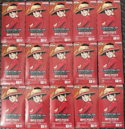 One Piece TCG: Carrying On His Will Sleeved Booster OP-13 English (LOT OF 15) - Image 1