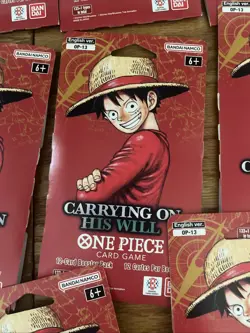 One Piece TCG: Carrying On His Will Sleeved Booster OP-13 English (LOT OF 15) - Image 2