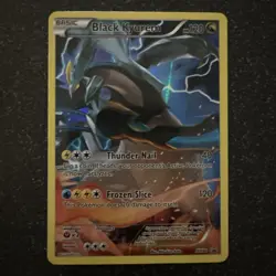 Pokemon Black Kyurem XY80 Full Art Black Star Promo Holo TCG Card 2015 LP - Image 1