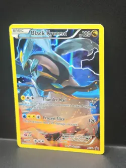 Pokemon TCG Black Kyurem XY80 Full Art Black Star Holo - Image 2