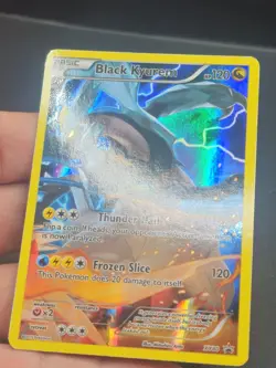 Pokemon TCG Black Kyurem XY80 Full Art Black Star Holo - Image 4