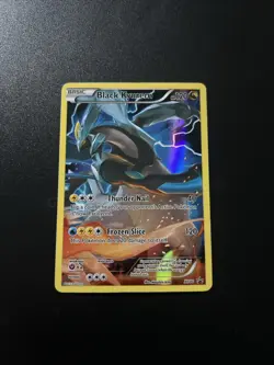Pokemon TCG Black Kyurem XY80 Full Art Black Star Holo - Image 1