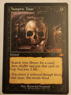 Vampiric Tutor (Retro Frame) Dominaria Remastered Regular - Image 1