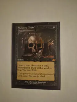 Vampiric Tutor (Retro Frame) Dominaria Remastered Regular - Image 1