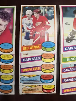 1981-82 OPC lot of 40 featuring Charlie Simmer & Danny Gare with 6 rookie cards - Image 3