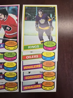 1981-82 OPC lot of 40 featuring Charlie Simmer & Danny Gare with 6 rookie cards - Image 5