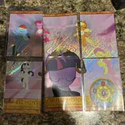 My Little Pony Trading Cards Series 1 Elements Of Harmony Foil Complete Set 1-6 - Image 1