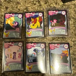 My Little Pony Trading Cards Series 1 Elements Of Harmony Foil Complete Set 1-6 - Image 2
