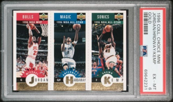 Michael Jordan/Hardaway/Kemp PSA 6 EX/MT - 1996 Collector’s Choice Gold Cards - Image 3