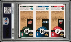 Michael Jordan/Hardaway/Kemp PSA 6 EX/MT - 1996 Collector’s Choice Gold Cards - Image 5