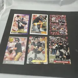 Brett Favre Rookie Lot Of 6 Cards NFL HOF - Image 2