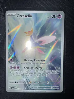 Pokemon TCG Cresselia Card Shrouded Fable Holo, 071/064, Near Mint Condition - Image 1