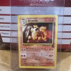 Arcanine # 6 Black Star Promo Pokemon Card WOTC !! - Image 1