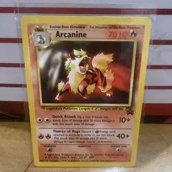 Arcanine # 6 Black Star Promo Pokemon Card WOTC !! - Image 2
