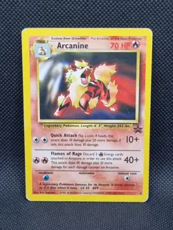Pokemon Card - Arcanine #6 WOTC Black Star Promo - Non Holo - Damaged #1FreePost - Image 2