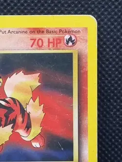 Pokemon Card - Arcanine #6 WOTC Black Star Promo - Non Holo - Damaged #1FreePost - Image 4