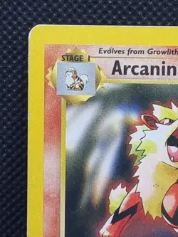 Pokemon Card - Arcanine #6 WOTC Black Star Promo - Non Holo Damaged #2 FreePost - Image 3
