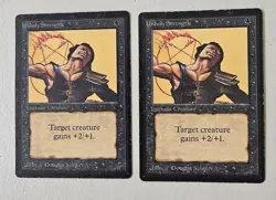 2 x Unholy Strength (Beta) MTG - Image 1