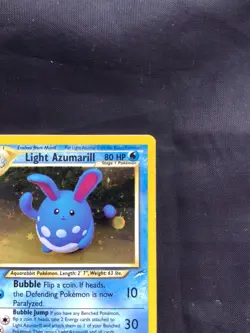 Pokemon Cards: Neo Destiny Rare Holo: Light Azumarill 13/105 - Image 4