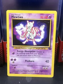WB Presents POKEMON The First Movie BLACK STAR PROMO SET of 4 cards 1999 👀 - Image 4