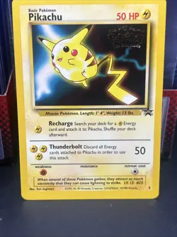 WB Presents POKEMON The First Movie BLACK STAR PROMO SET of 4 cards 1999 👀 - Image 5