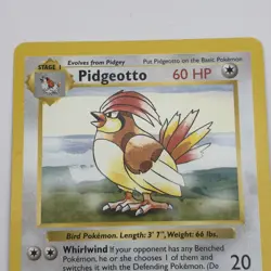 Pokemon Card - Pidgeotto Base Set (Shadowless) 22/102 Rare - Image 4