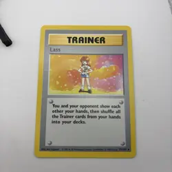 Pokemon Card - Lass Base Set (Shadowless) 75/102 Rare - Image 2