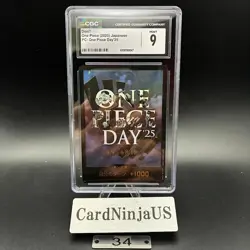 CGC MINT 9 ONE PIECE DAY'25 10 DON !! Card Promo Premium Card Collection 34 - Image 1