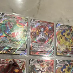 Pokemon TCG Sword & Shield VMAX V Full Art Holo Card Lot 9 Rayquaza Chandelure - Image 2