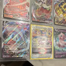 Pokemon TCG Sword & Shield VMAX V Full Art Holo Card Lot 9 Rayquaza Chandelure - Image 4