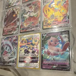 Pokemon TCG Sword & Shield VMAX V Full Art Holo Card Lot 9 Rayquaza Chandelure - Image 5