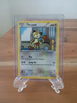 Pokemon TCG Black and White Promos Meowth #BW35 Black Star Promo Card - Image 1