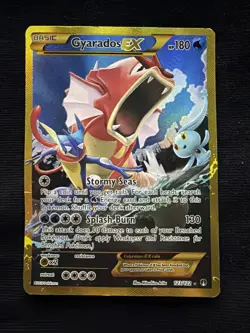 Pokemon TCG Gyarados EX 123/122 XY Breakpoint 2016 Secret Holo Rare Card - Image 1