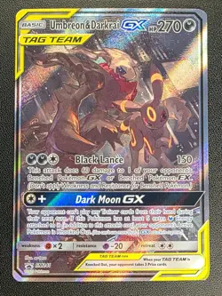 Pokemon TCG Umbreon & Darkrai GX SM241 Sun & Moon Promo Card NM Condition* - Image 1
