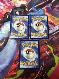 Pokemon Cards Ex Tatsugiri Ex 142/191 And x2 Milotic Ex 042/191 - Image 2