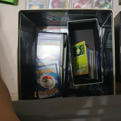 Random Pokemon Cards,Dice,Sleeves,Cases,Some Rare Cards,And Some Binders - Image 4