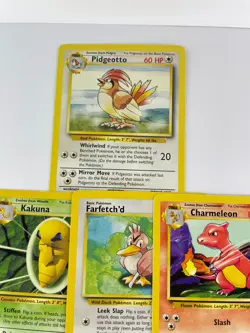 Pokemon - Base Set OPENED Pack - Charizard Artwork Long Crimp - 11 Cards - NM - Image 4