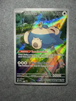 Pokemon Snorlax 051 SVP: Scarlet & Violet Promo Holo Card English 2023 - Image 1