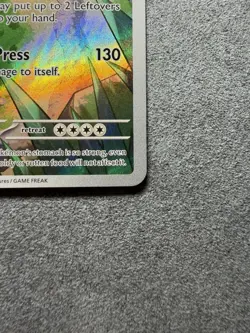 Pokemon Snorlax 051 SVP: Scarlet & Violet Promo Holo Card English 2023 - Image 5