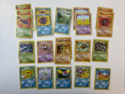 Pokemon TCG Fossil Unlimited Card Lot (23) Common Uncommon Rare Some Duplicates - Image 1