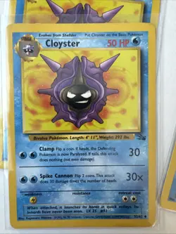 Pokemon TCG Fossil Unlimited Card Lot (23) Common Uncommon Rare Some Duplicates - Image 3