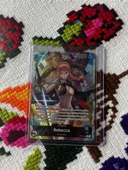One Piece TCG English Rebecca OP-04-039 Alt Art Leader Kingdoms Of Intrigue - Image 1