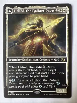MTG - March of the Machine - Heliod, the Radiant Dawn - SHOWCASE - NM - Image 1