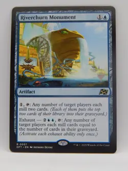 Magic the Gathering TCG - Aetherdrift - Promo 57 - RIVERCHURN MONUMENT - Image 1