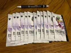 x12 Lot of MTG: Final Fantasy Collector Booster Sample Pack Unopened - Image 1