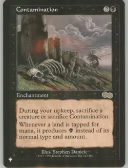 Contamination 123 Retro Border Non-Foil Near Mint The List MTG - Image 1