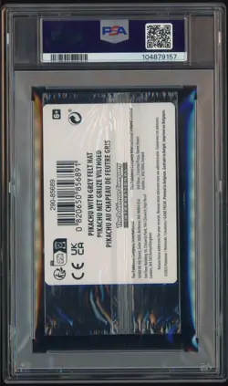 Pokemon Pikachu with Grey Felt hat Van Gogh 085 Graded Sealed Promo PSA 10 - Image 3