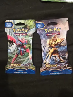(2) Pokemon XY Breakpoint Sleeved Booster Packs Factory Sealed - Image 1