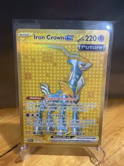 Iron Crown ex - 216/162 - Temporal Forces - Pokemon TCG - Gold Hyper Rare - Image 1
