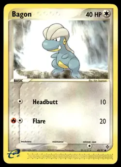 Pokemon TCG Dragon #49/97 Bagon LP - Image 1